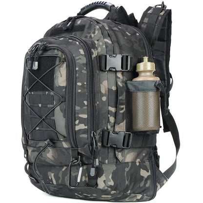 60L Military Tactical Backpack MOLLE Army Rucksack for Hiking & Camping