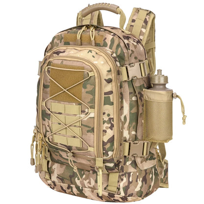 60L Military Tactical Backpack MOLLE Army Rucksack for Hiking & Camping