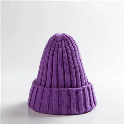 Chunky Knit Beanie Hat for Women – Soft Warm Winter Cap