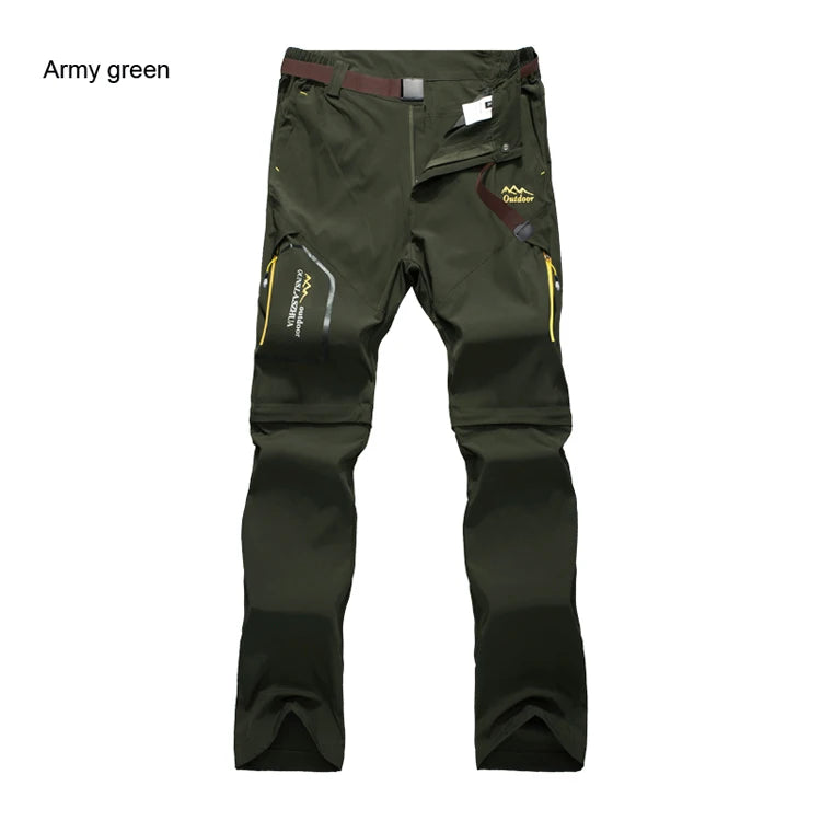 Men's Hiking Pants – Waterproof Quick-Dry Cargo Trousers