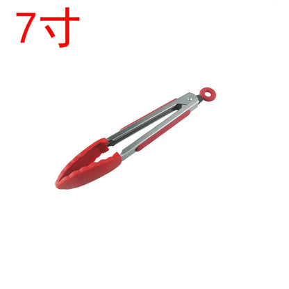 Silicone Kitchen Tongs – Stainless Steel Locking BBQ Tongs