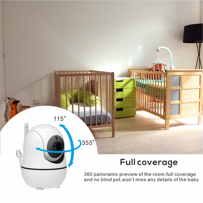 5-Inch Video Baby Monitor with 2 Cameras & Night Vision