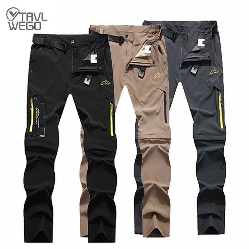Men's Hiking Pants – Waterproof Quick-Dry Cargo Trousers