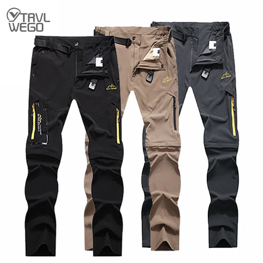 Men's Hiking Pants – Waterproof Quick-Dry Cargo Trousers