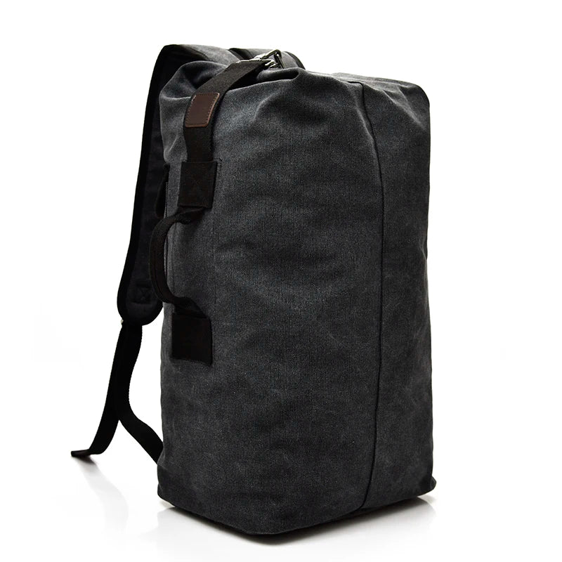 Large Canvas Travel Backpack for Men – Mountaineering Duffel Bag