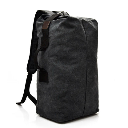 Large Canvas Travel Backpack for Men – Mountaineering Duffel Bag