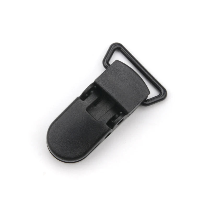 Pacifier Clip Plastic Clasps with Silicone Beads – 10 Pcs, 20mm