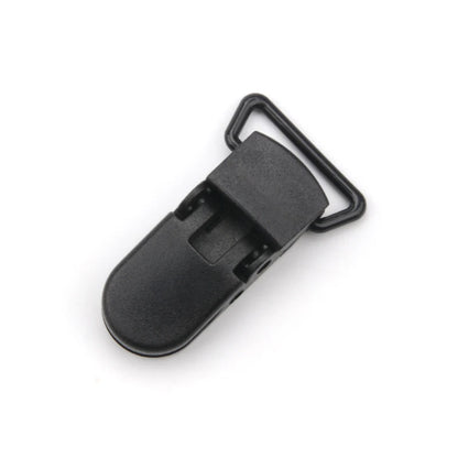 Pacifier Clip Plastic Clasps with Silicone Beads – 10 Pcs, 20mm