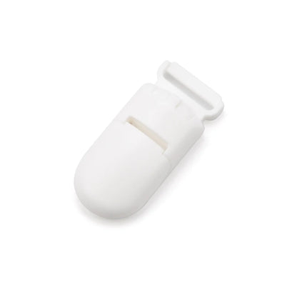 Pacifier Clip Plastic Clasps with Silicone Beads – 10 Pcs, 20mm