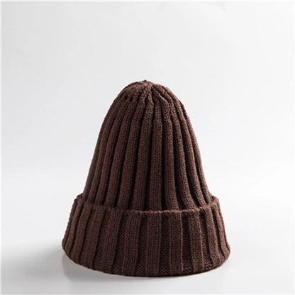 Chunky Knit Beanie Hat for Women – Soft Warm Winter Cap