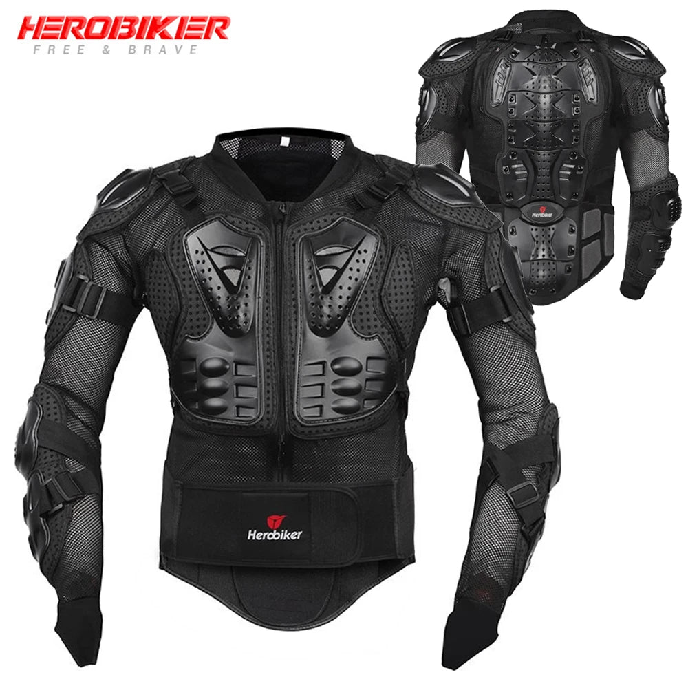 Motorcycle Jacket Men Full Body Armor Motocross Riding Protection Gear