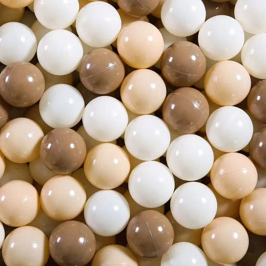 Mocha Colored Ocean Balls for Kids - 100pc Thickened Pit Balls