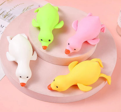 Squeeze Duck Stress Relief Toy – Kawaii Squishy Animal