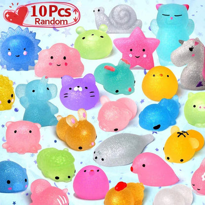 Kawaii Mochi Squishy Animal Toys – Stress Relief Party Favors