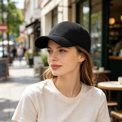 Wide Brim Baseball Cap – Unisex Sun Hat for Outdoor & Daily Wear