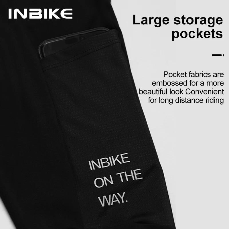 Winter Cycling Bib Pants Men – Thermal Fleece 3D Padded MTB Tights