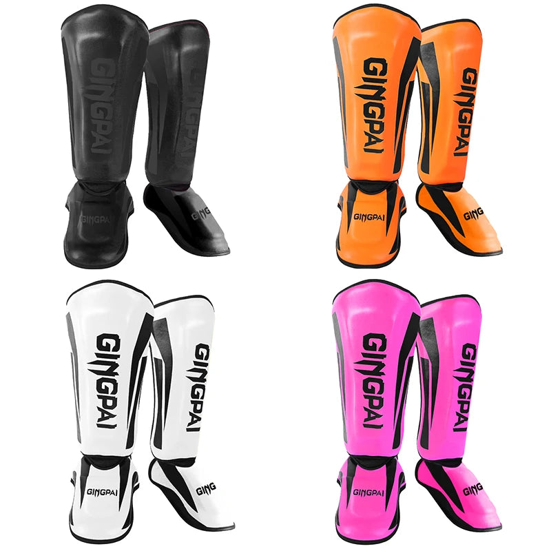 Shin Guard Pads for Muay Thai, Kickboxing & Taekwondo