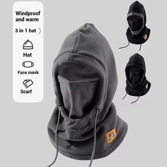 Balaclava Winter Hat – 3-in-1 Windproof Hood Mask & Neck Warmer