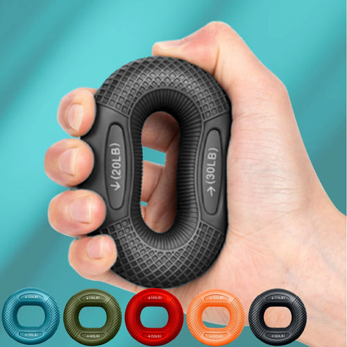 Silicone Hand Grip Ring – Finger & Wrist Strengthener Trainer