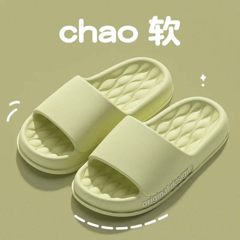 Men's Cloud Slide Sandals – Soft Non-Slip Indoor Outdoor Slippers