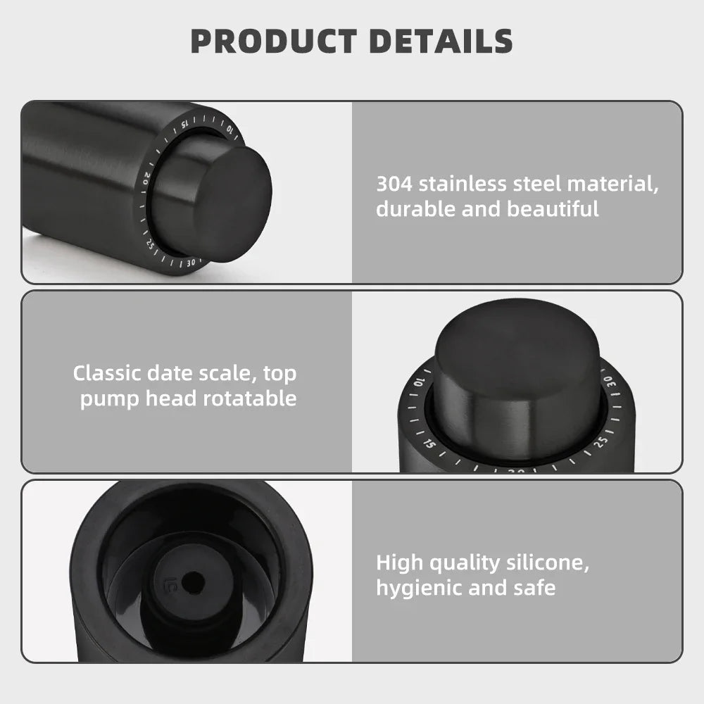 2-Piece Vacuum Wine Bottle Stopper Set