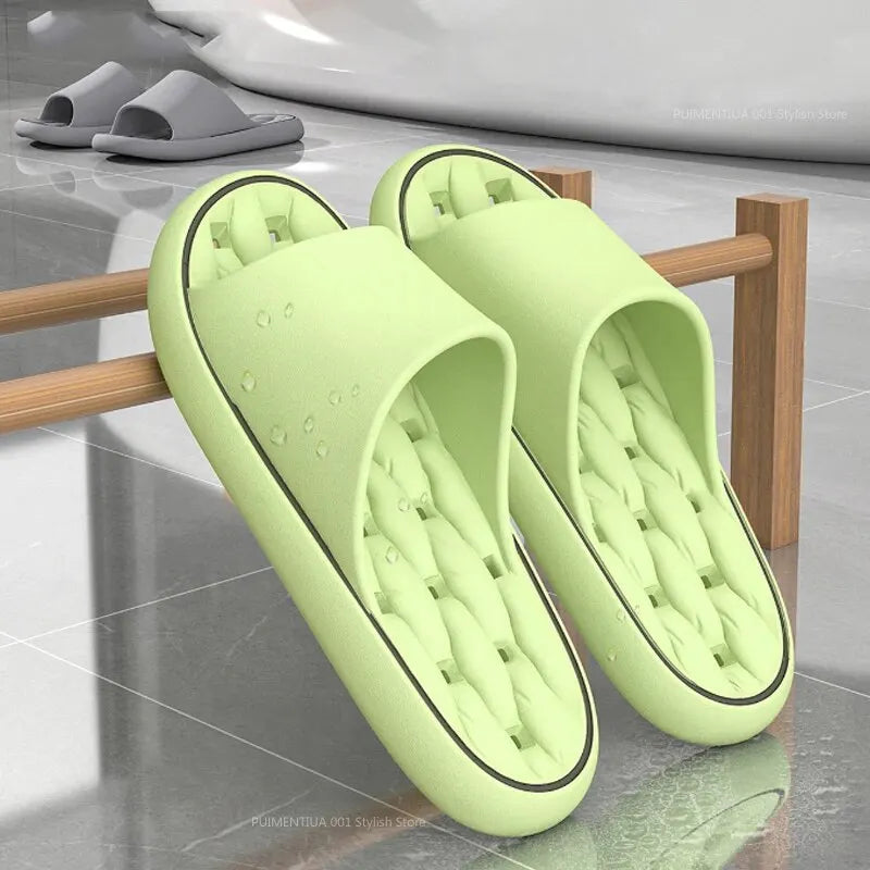 Quick-Dry Shower Slippers – Lightweight Waterproof House & Beach Slides