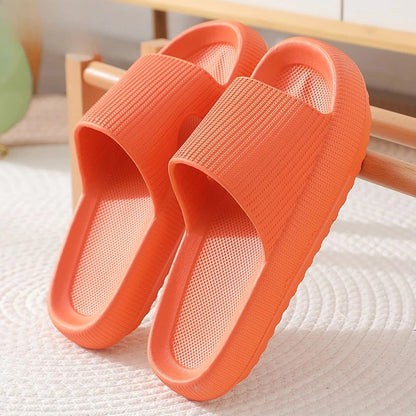 Cloud Slide Slippers – Thick EVA Sole Indoor Home Shoes