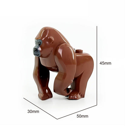 Animal Building Block Mini Figures – MOC Zoo & Farm Creatures Set for Kids