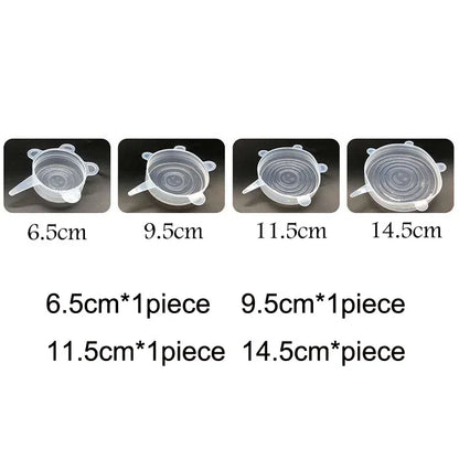 Silicone Stretch Lids – Universal Food Cover for Bowls, Pots & Pans