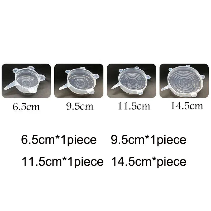 Silicone Stretch Lids – Universal Food Cover for Bowls & Pots