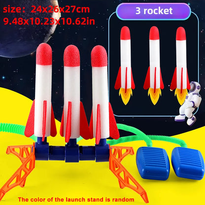 Kids Stomp Rocket Launcher – Air Pump Outdoor Toy