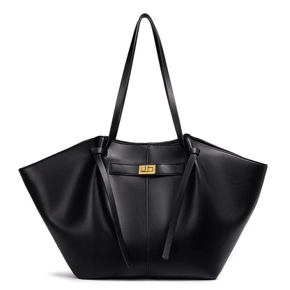 Large Capacity Bat-Shape Tote Bag – Shoulder Handbag