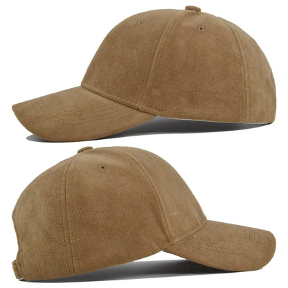 Unisex Adjustable Baseball Cap – Solid Retro Snapback Hat for Men & Women