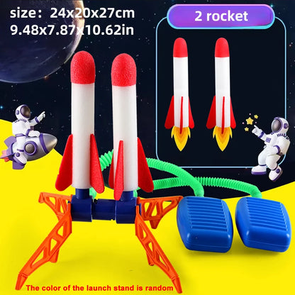 Kids Stomp Rocket Launcher – Air Pump Outdoor Toy