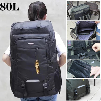 Outdoor Hiking Backpack 50L & 80L – Camping Travel Rucksack