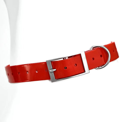 Heavy Duty Waterproof Dog Collar - Adjustable TPU, 8 Colors