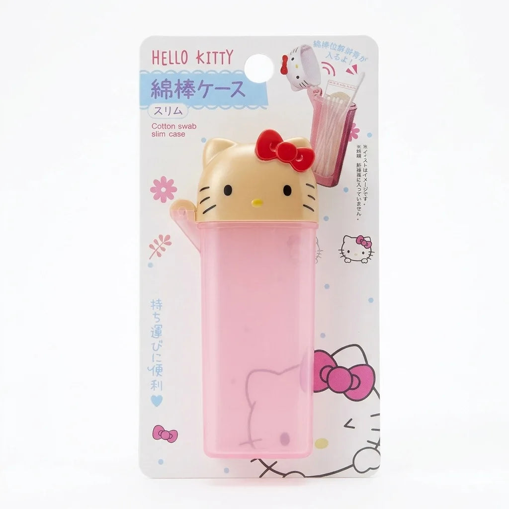 Sanrio Cotton Swab Storage Case – Hello Kitty & My Melody