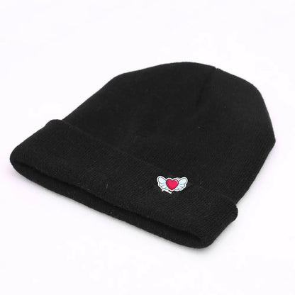 Embroidered Knit Beanie Hat for Men & Women – Winter Warm