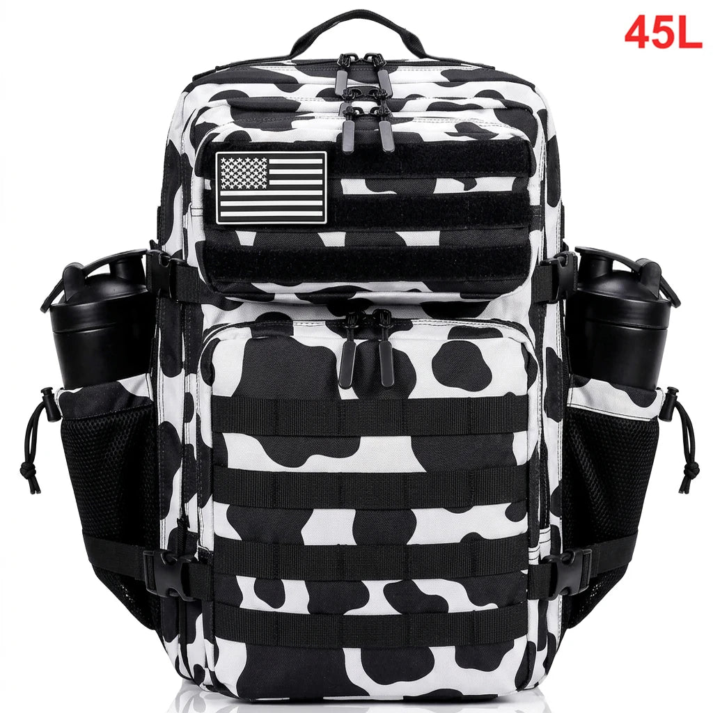 45L Tactical Backpack – Waterproof MOLLE Gym & Hiking Bag