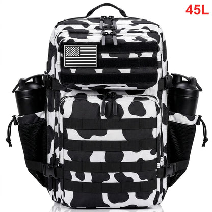 45L Tactical Backpack – Waterproof MOLLE Gym & Hiking Bag