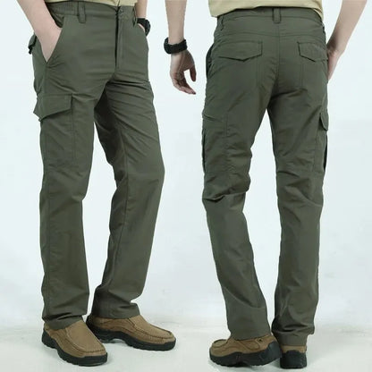 Men's Military Tactical Cargo Pants – Waterproof Multi-Pocket Outdoor Trousers