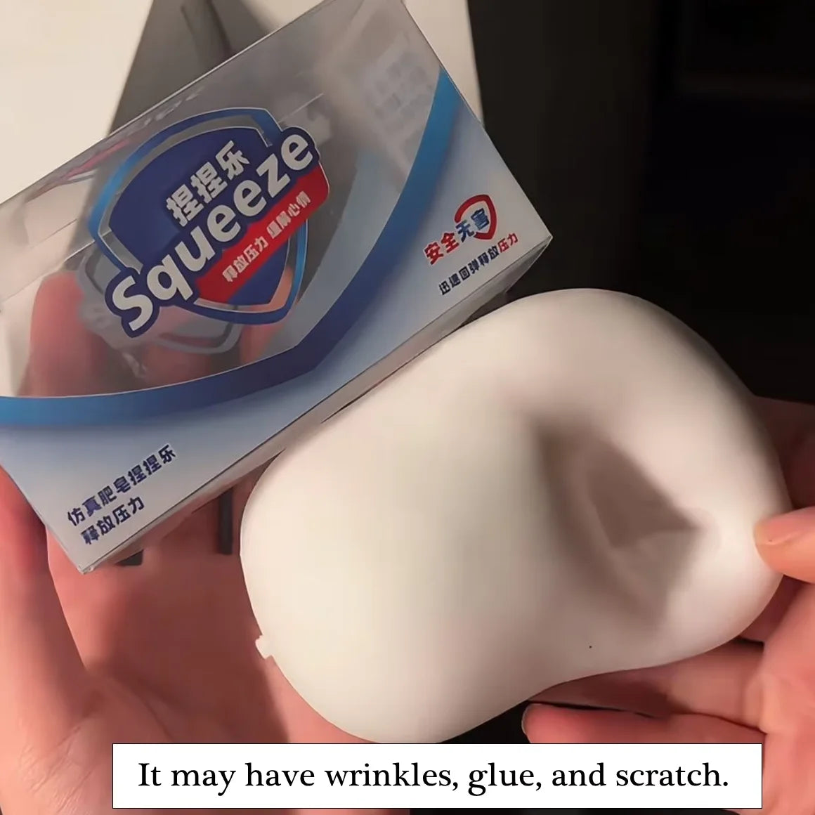 Squishy Soap Bar Stress Relief Fidget Toy – ASMR Squeeze Ball
