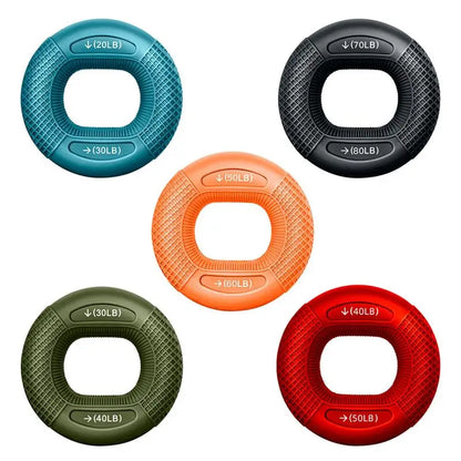 Silicone Hand Grip Ring – Finger & Wrist Strengthener Trainer