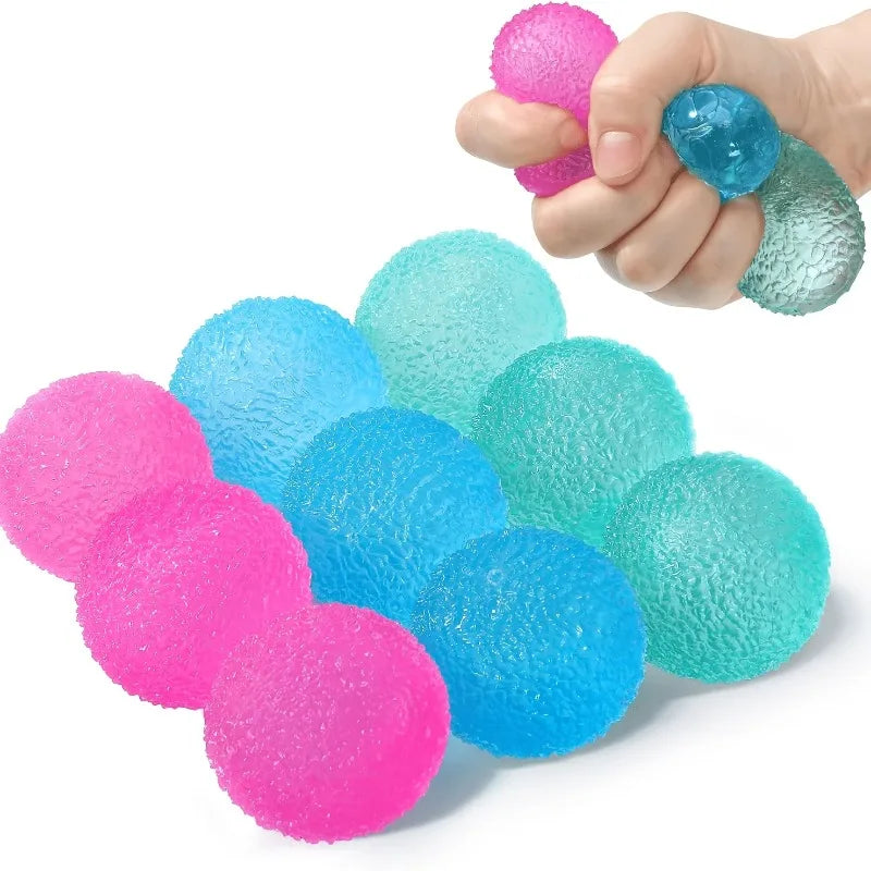 Gel Stress Ball Fidget Toy – Slow Rebound Sensory Squeeze Ball