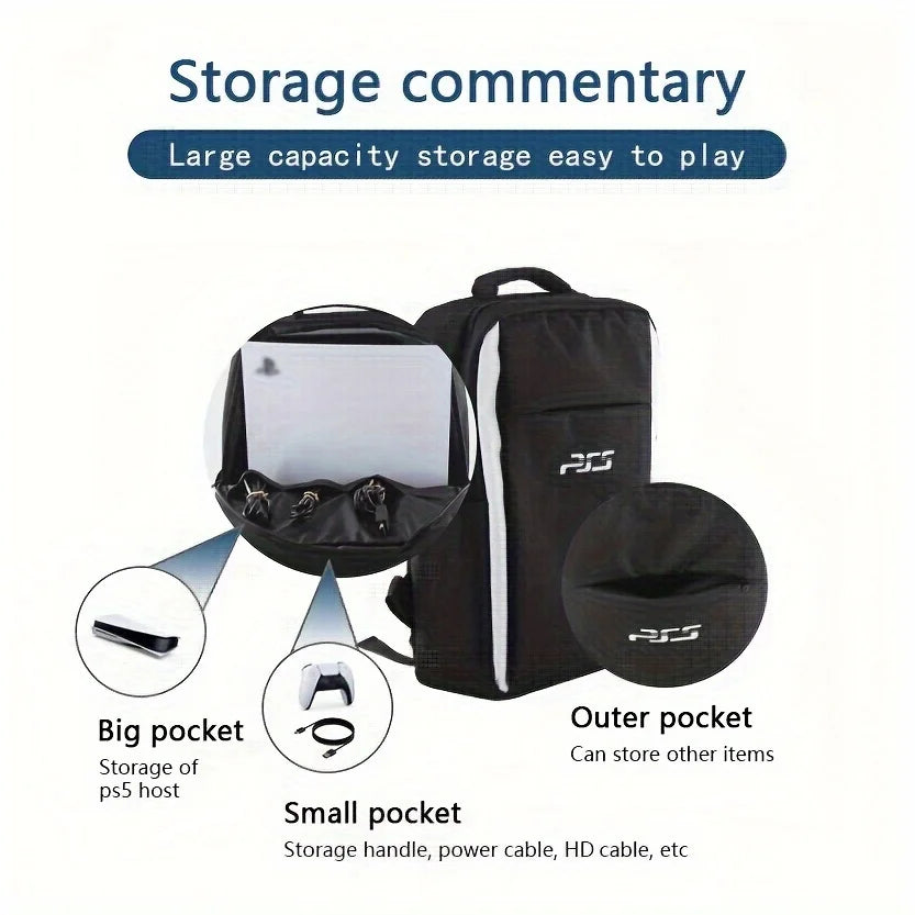 PS5 Protective Carrying Case & Storage Bag for Sony PlayStation 5