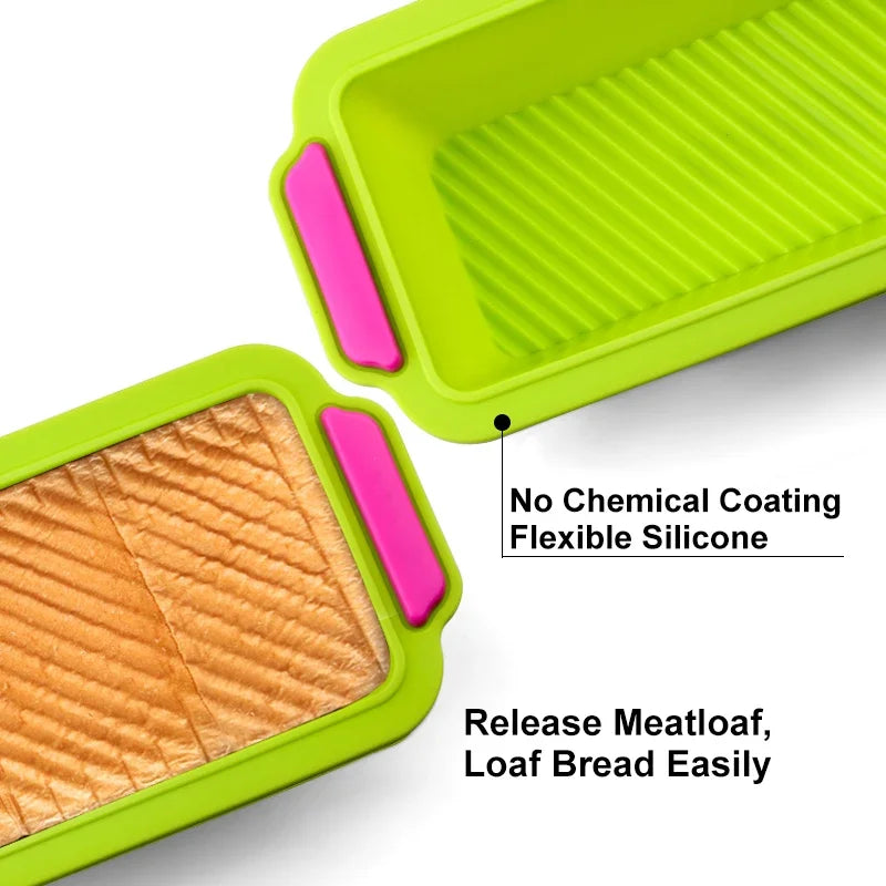 Silicone Loaf Pan - Non-Stick Bread & Cake Baking Mold