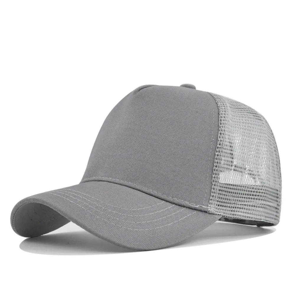 5-Panel Mesh Trucker Cap – Breathable Baseball Hat for Men & Women