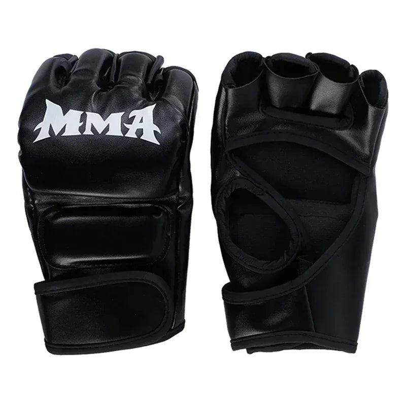 MMA Gloves – Half Finger Boxing Training Gloves for Adults