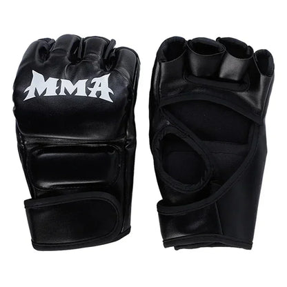 MMA Gloves – Half Finger Boxing Training Gloves for Adults