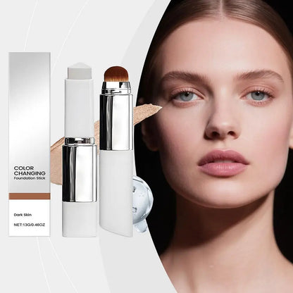 Color-Changing Foundation Stick – 2-in-1 Lightweight & Moisturizing